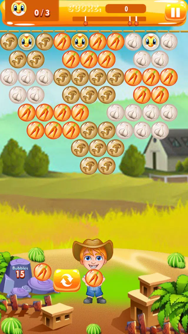 Farmer Bubble Shooter : Pop Farm Fruit Bubbles Screenshots