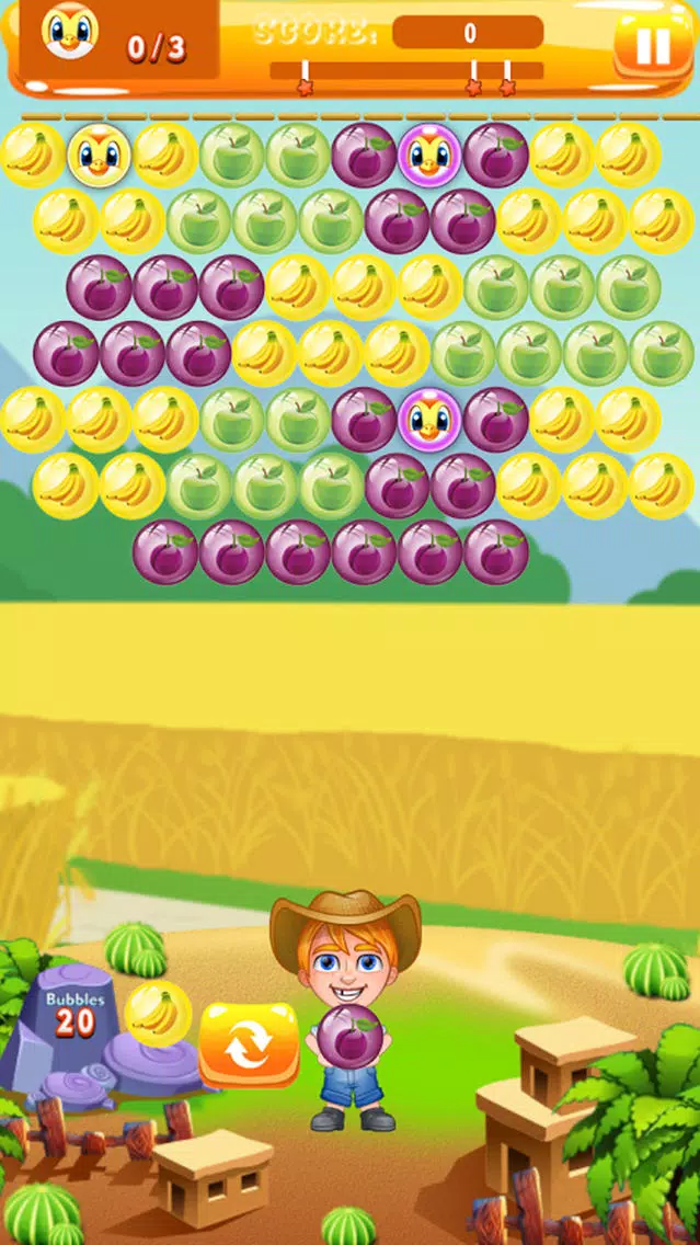 Farmer Bubble Shooter : Pop Farm Fruit Bubbles Screenshots