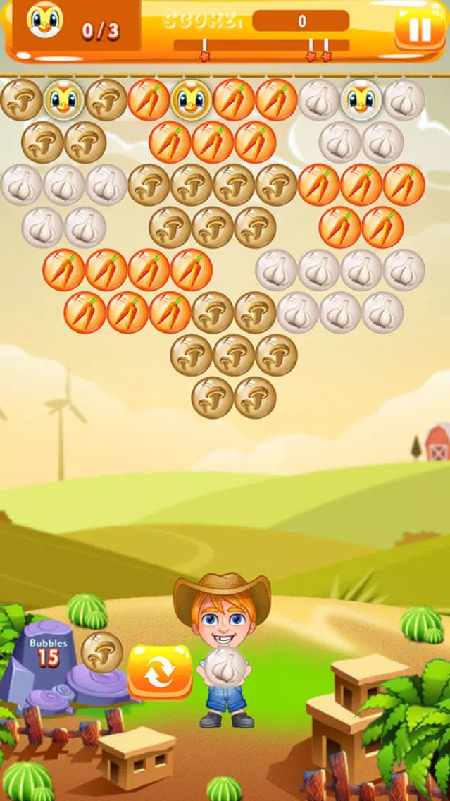 Farmer Bubble Shooter : Pop Farm Fruit Bubbles Screenshots