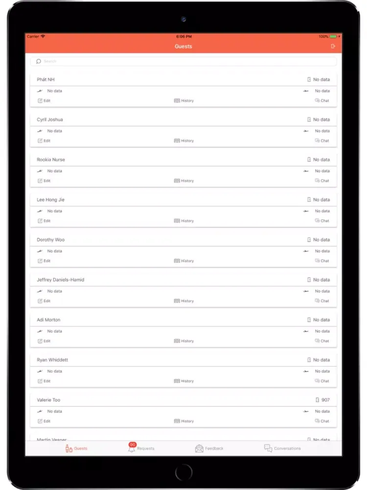 Captures d'écran de Concierge Bot iPad 