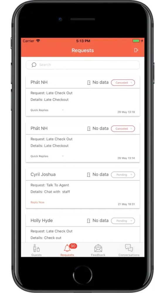 Captures d'écran de Concierge Bot