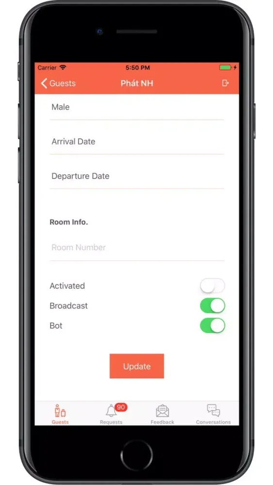 Captures d'écran de Concierge Bot