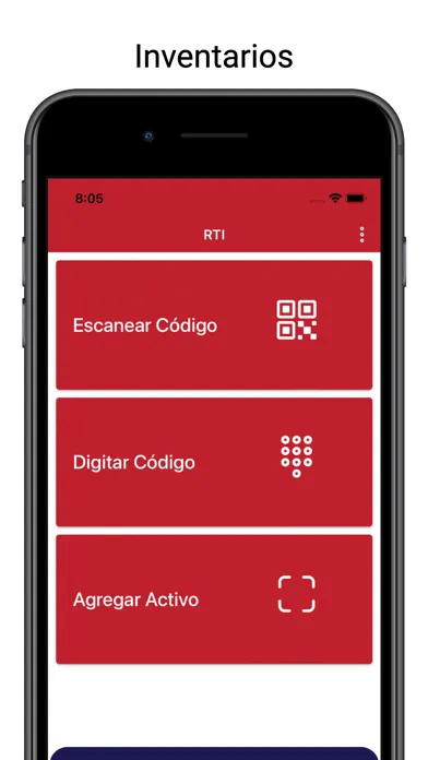 Capturas de pantalla de Inventarios RTI