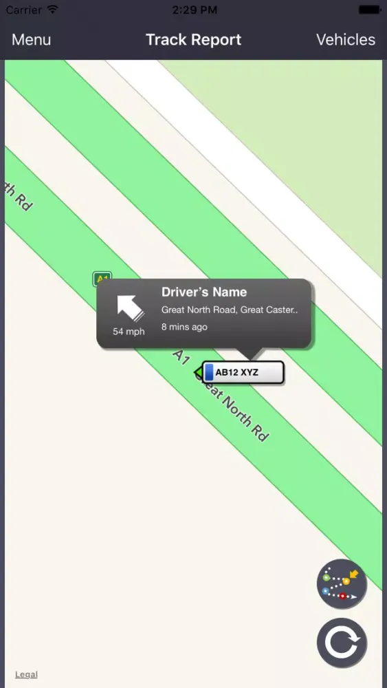 EffSense Mobile Platform Screenshots