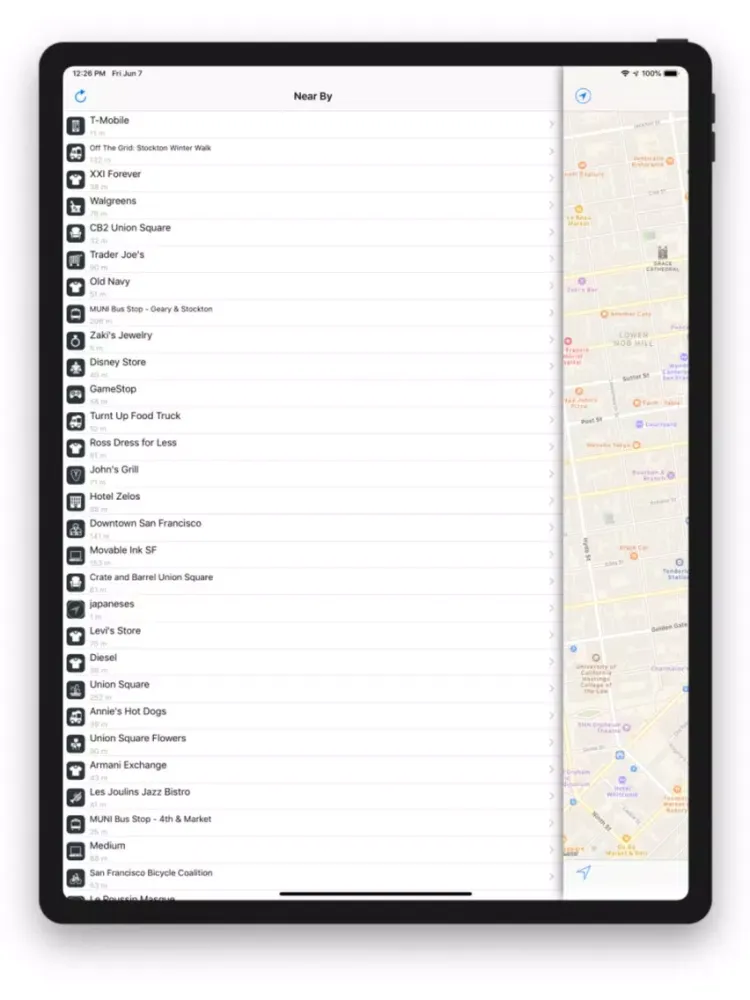 Capturas de pantalla de Fake Location iPad 