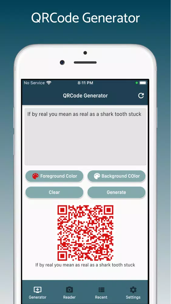 Billy's QRCode Generator স্ক্রিনশট