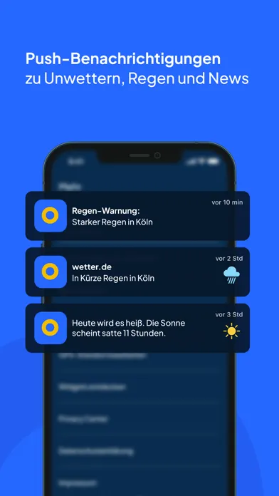 Capturas de pantalla de wetter.de Regenradar & Wetter