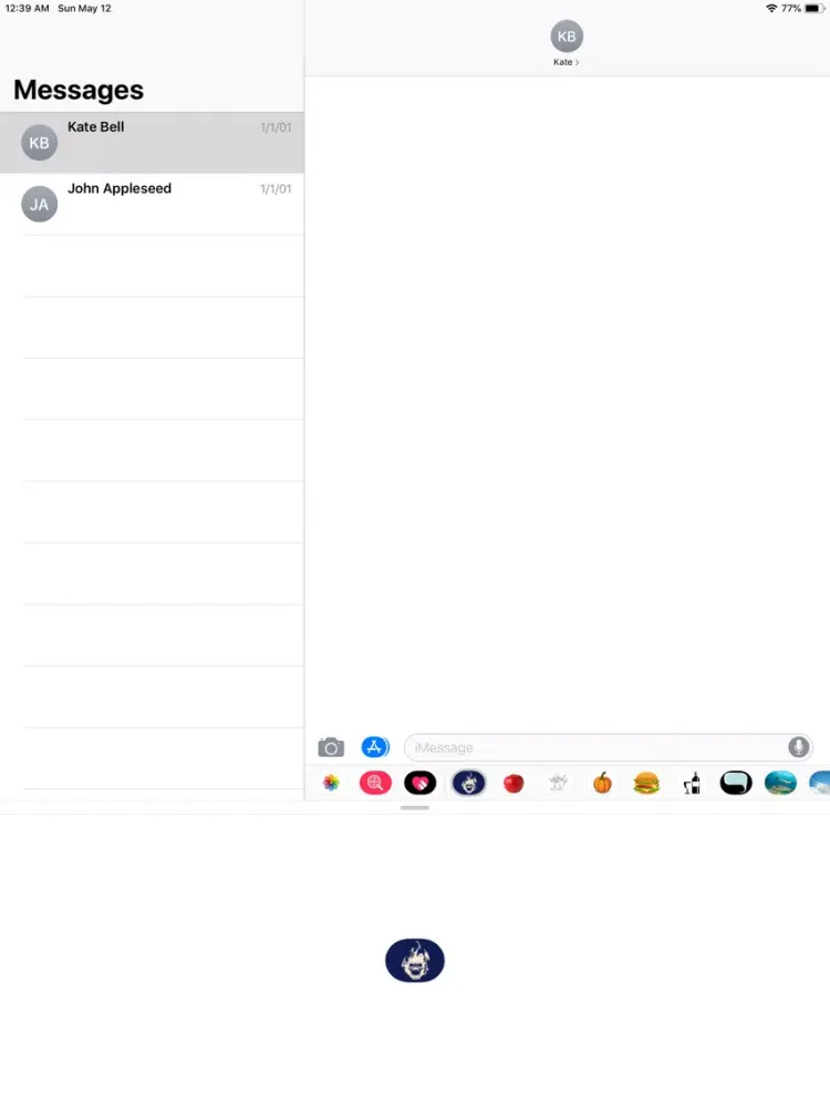 Ghost-Emojis Stickers iPad 应用截图