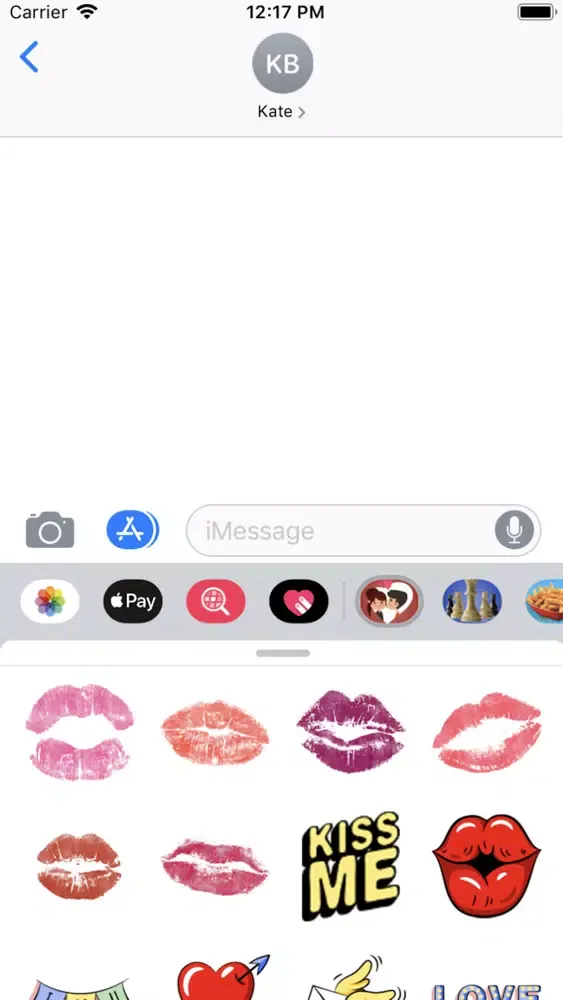 Kiss-Emojis Stickers スクリーンショット