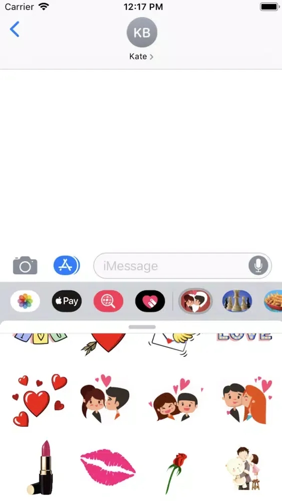 Kiss-Emojis Stickers スクリーンショット
