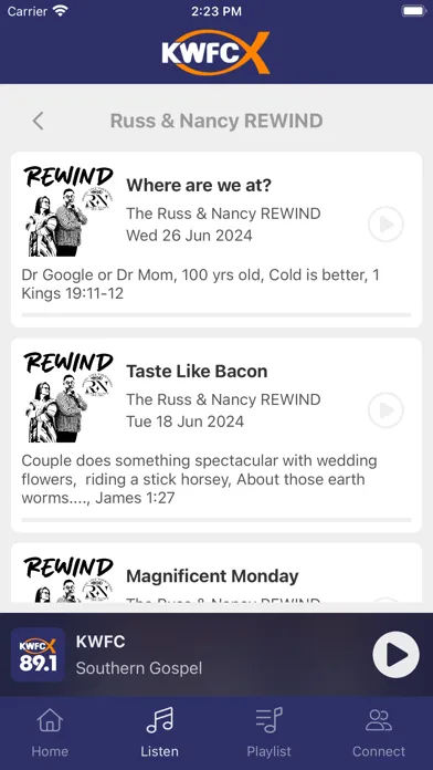 KWFC 89.1 FM应用截图
