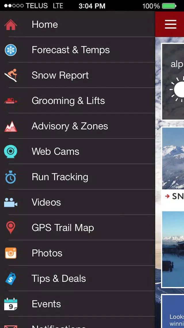 Whistler Blackcomb Live应用截图