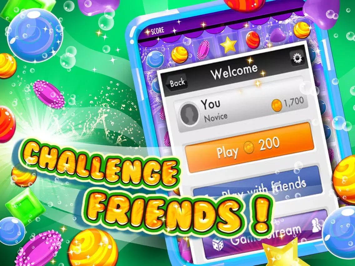 `` A Candy Game `` - fun match 3 rumble of rainbow puzzle's for kids free iPad  スクリーンショット