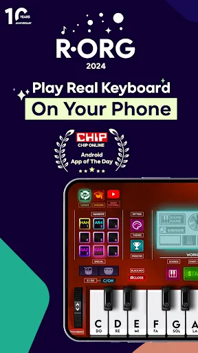 R-ORG 2024: Play Real Keyboard Screenshots