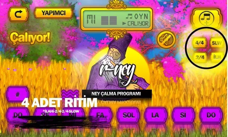 Tangkapan layar R-Ney Çal