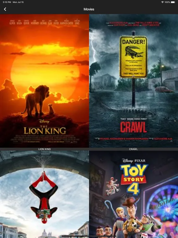 Selma Cinemas iPad  Screenshots