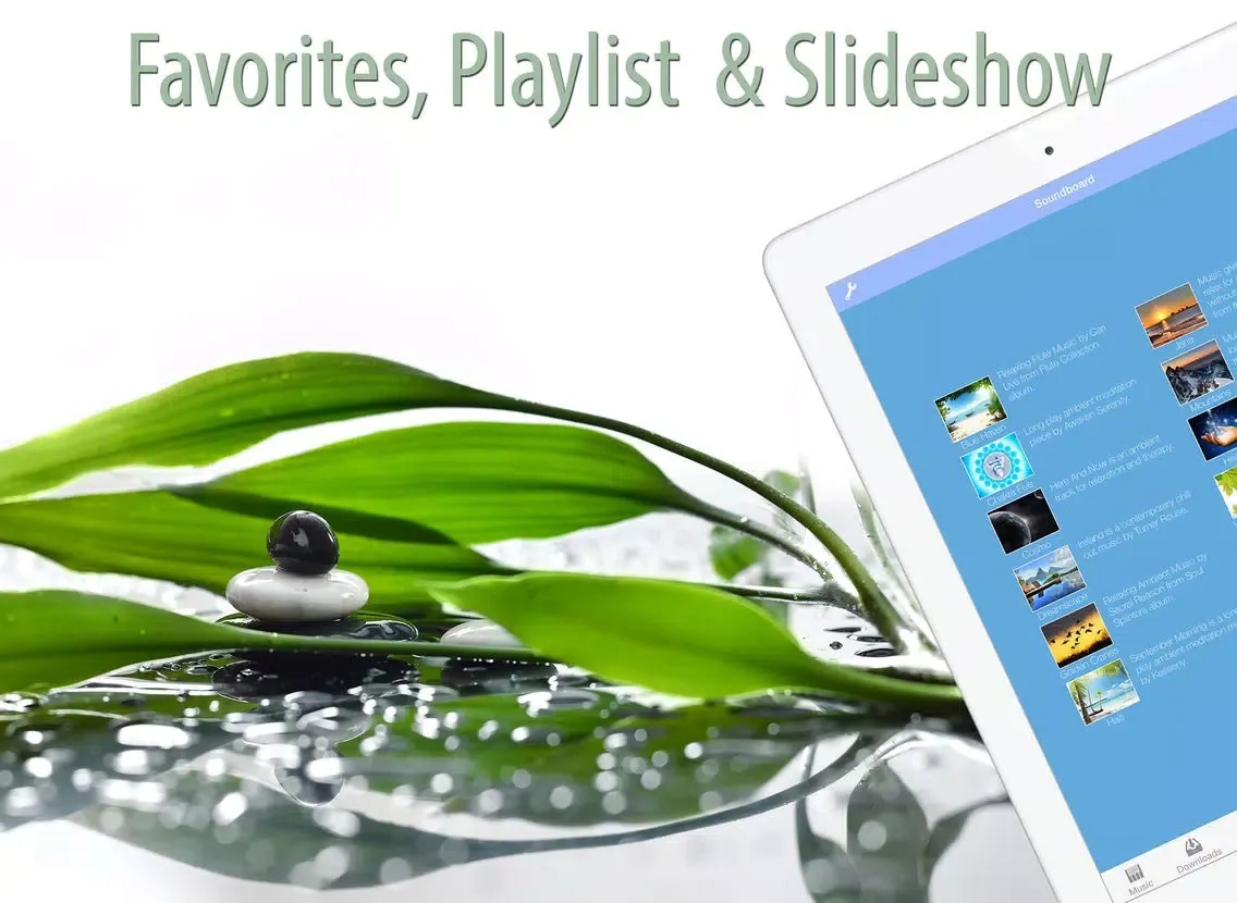 Meditation Music for Zen Meditation Relaxation Yoga and Massage Therapy iPad  Screenshots