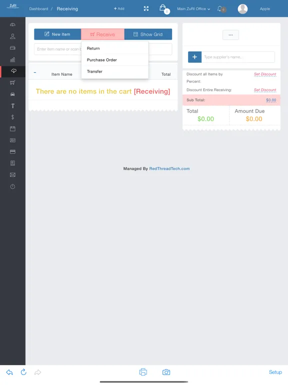 ManageZuRI iPad  스크린샷