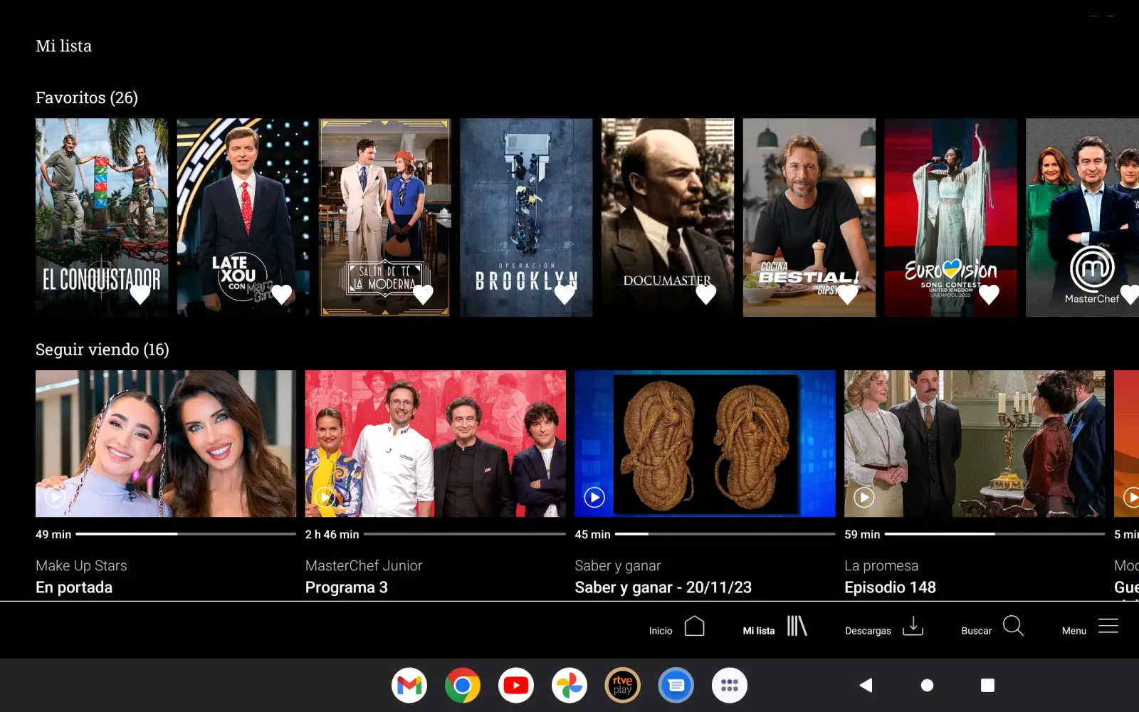 RTVE Play应用截图