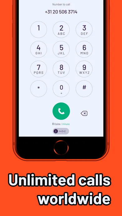 2nd Phone - Second call number スクリーンショット