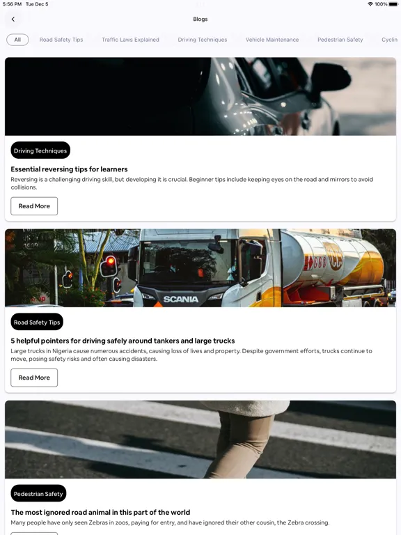 Road Users Academy iPad  스크린샷
