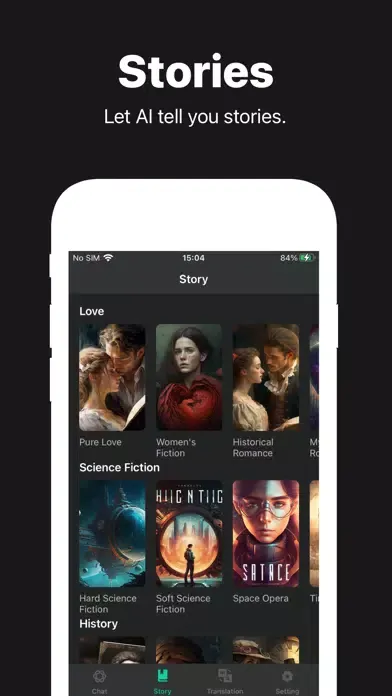 ChatBot - AI telling stories应用截图