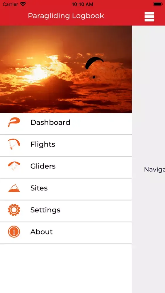 Paragliding Logbook スクリーンショット