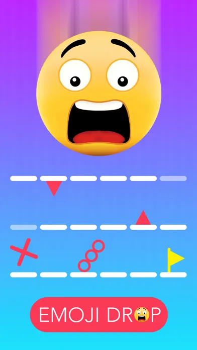 ภาพหน้าจอของ Emoji Drop