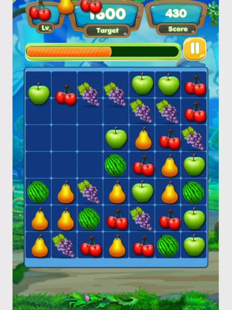 Ảnh chụp màn hình của Fruit Link Match HD iPad 