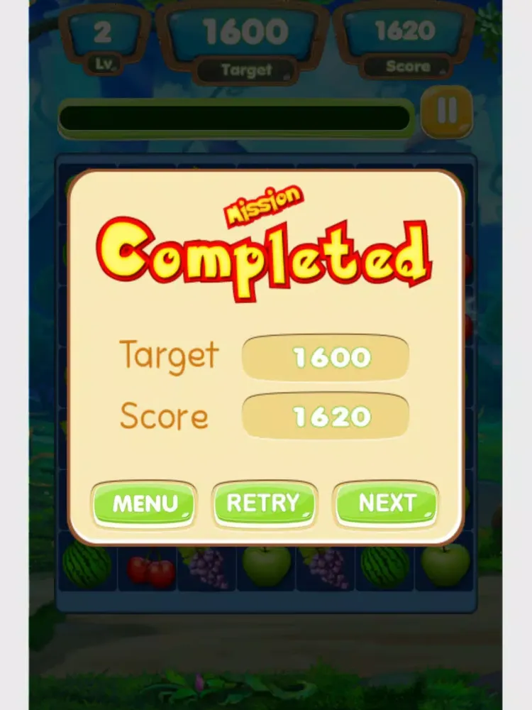 Ảnh chụp màn hình của Fruit Link Match HD iPad 