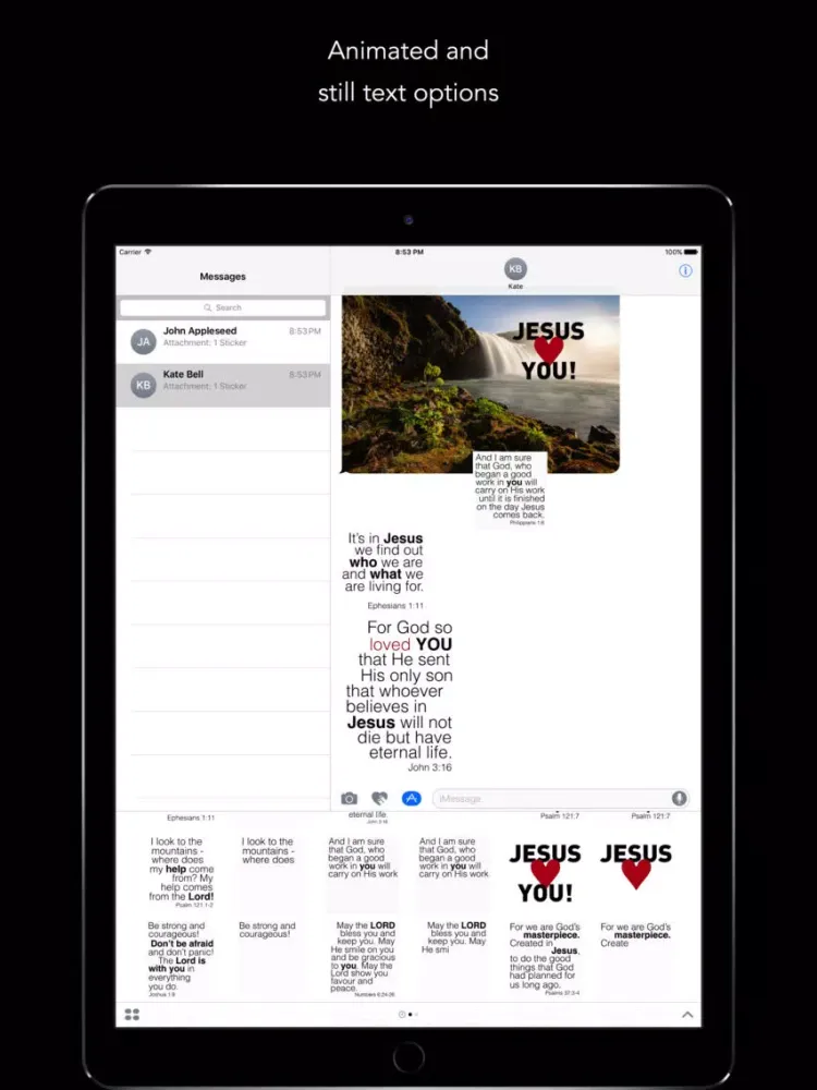 Zrzuty ekranu Bible Verses and Messages iPad 
