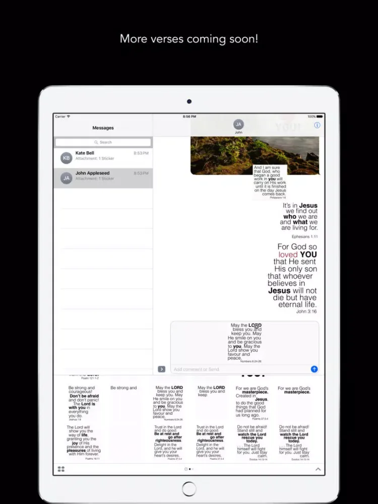Zrzuty ekranu Bible Verses and Messages iPad 