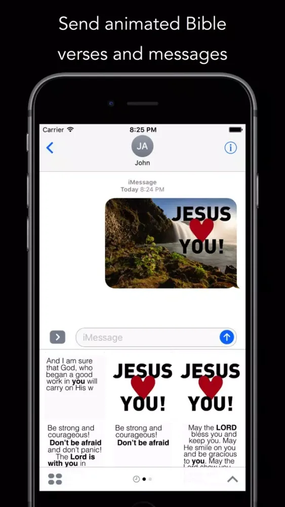 Zrzuty ekranu Bible Verses and Messages