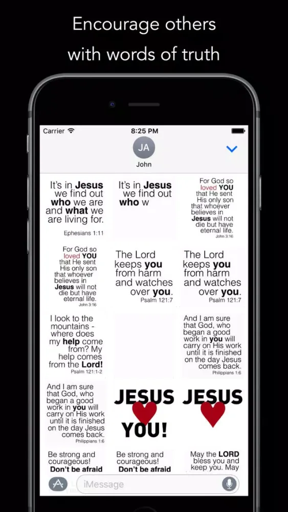 Zrzuty ekranu Bible Verses and Messages