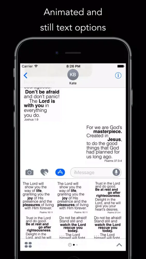 Zrzuty ekranu Bible Verses and Messages