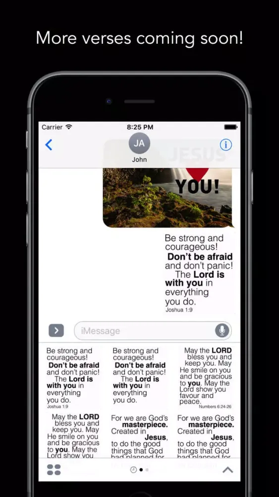 Zrzuty ekranu Bible Verses and Messages