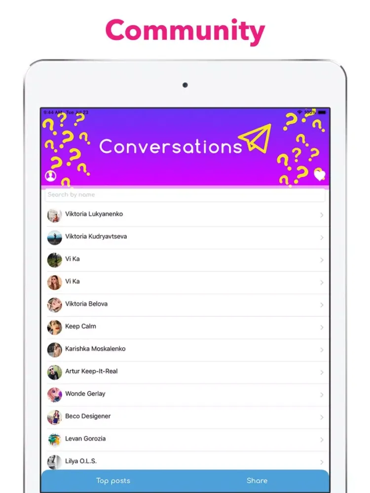 Скриншоты Omegle - worldwide chat iPad 