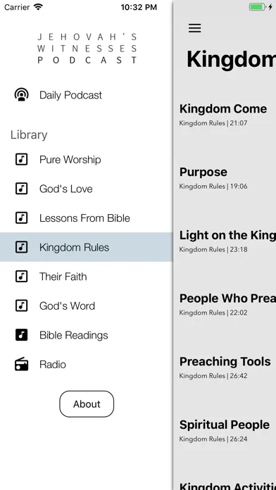 Zrzuty ekranu Jehovah’s Witnesses Podcast