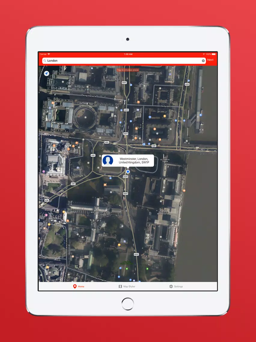 Fake GPS Location GO iPad  Screenshots