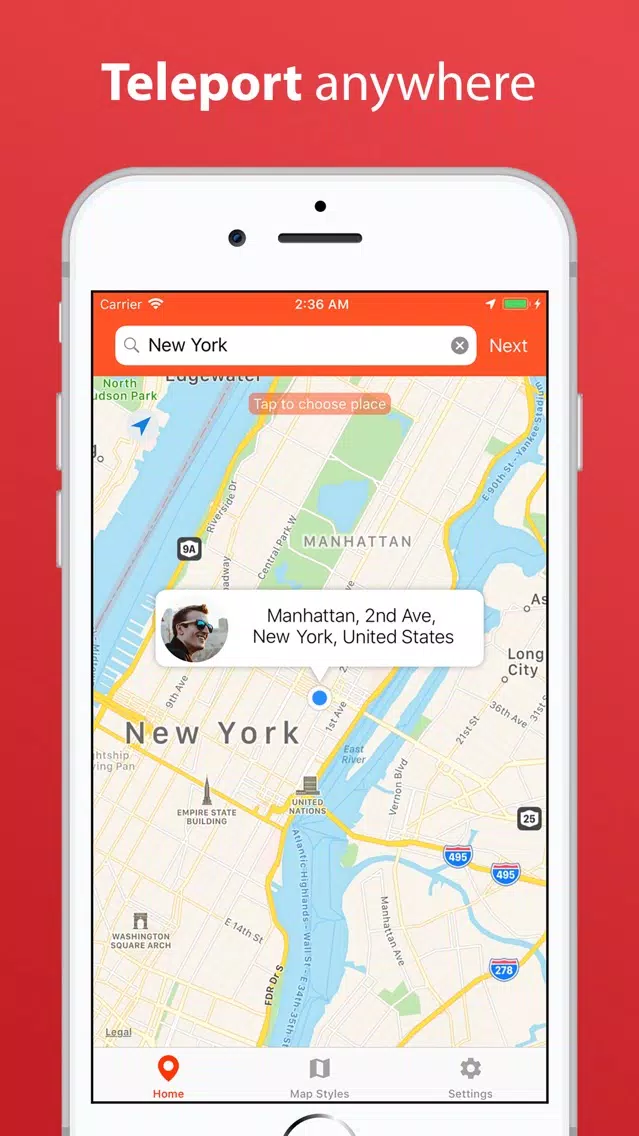 Fake GPS Location GO Screenshots
