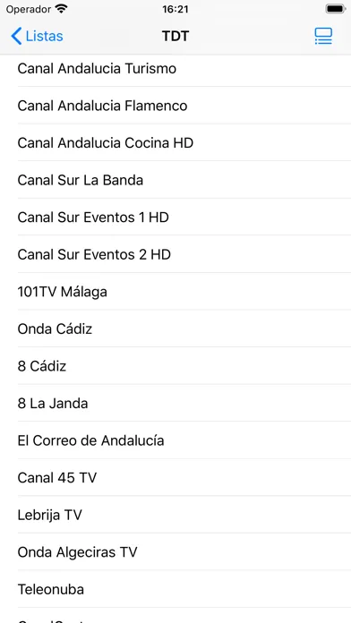 Capturas de tela do IPTV (M3U8) List Player
