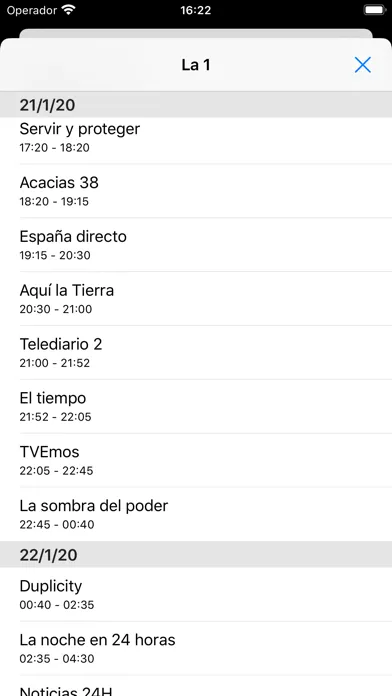 Capturas de tela do IPTV (M3U8) List Player