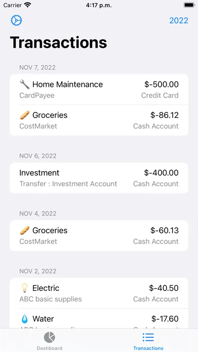 Tangkapan layar Stats for YNAB
