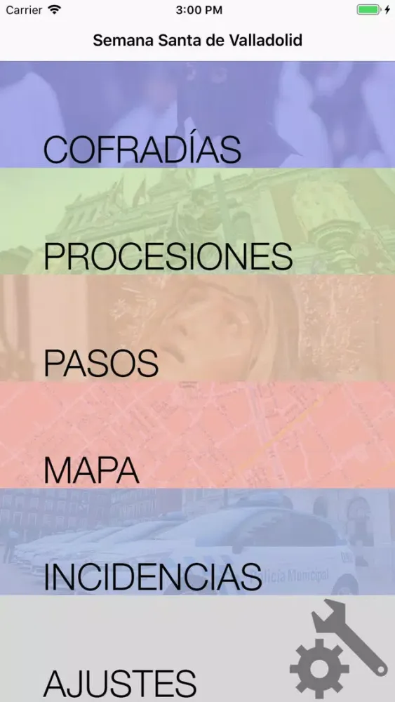 Ảnh chụp màn hình của Semana Santa Valladolid