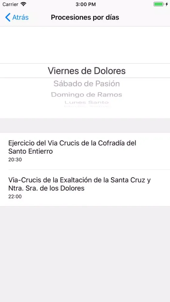 Ảnh chụp màn hình của Semana Santa Valladolid