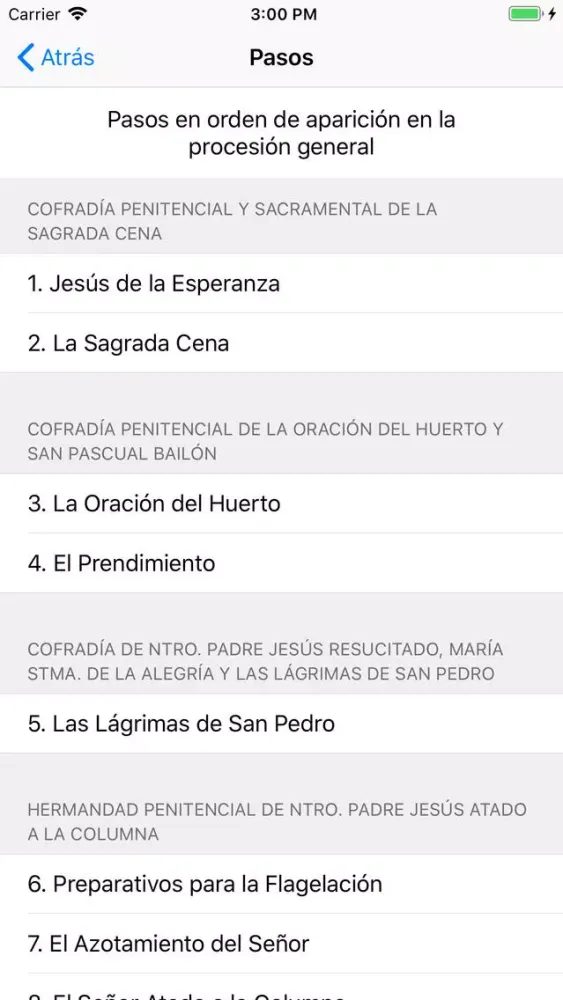 Ảnh chụp màn hình của Semana Santa Valladolid