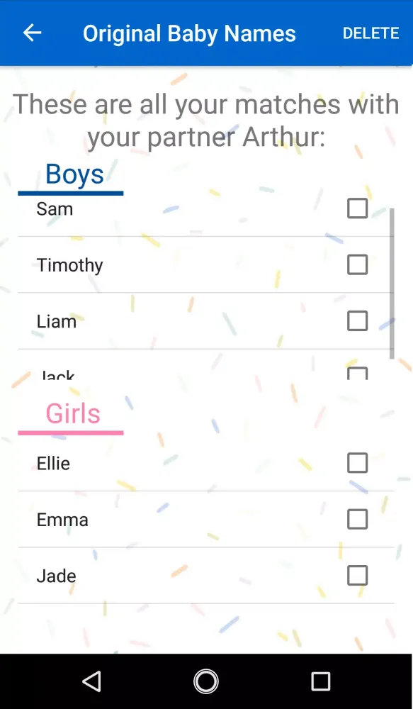 Original Baby Names 2020 Screenshots