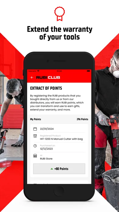 Ảnh chụp màn hình của Club RUBI