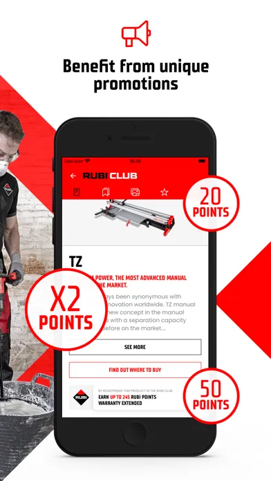 Ảnh chụp màn hình của Club RUBI