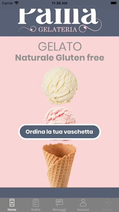 Tangkapan layar GelateriaPama